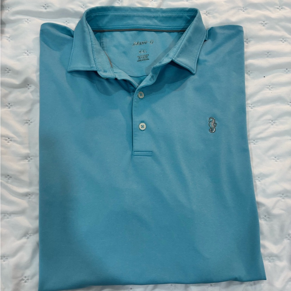 Johnnie-O Light Blue Polo Shirt